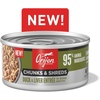 image:imageORIJEN Chunks amp Shreds Wet Cat Food Variety Pack Original  Duck amp Liver Recipes 3oz Cans 12 Count 6 of EachDuck  Liver Entre Chunks  Shreds