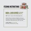 image:imageORIJEN Chunks amp Shreds Wet Cat Food Variety Pack Original  Duck amp Liver Recipes 3oz Cans 12 Count 6 of EachDuck  Liver Entre Chunks  Shreds