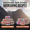 image:imageORIJEN Chunks amp Shreds Wet Cat Food Variety Pack Original  Duck amp Liver Recipes 3oz Cans 12 Count 6 of EachOriginal Entre Chunks  Shreds