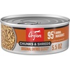 image:imageORIJEN Chunks amp Shreds Wet Cat Food Variety Pack Original  Duck amp Liver Recipes 3oz Cans 12 Count 6 of EachOriginal Entre Chunks  Shreds