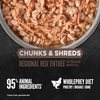 image:imageORIJEN Chunks amp Shreds Wet Cat Food Variety Pack Original  Duck amp Liver Recipes 3oz Cans 12 Count 6 of EachRegional Red Entre Chunks  Shreds