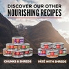 image:imageORIJEN Chunks amp Shreds Wet Cat Food Variety Pack Original  Duck amp Liver Recipes 3oz Cans 12 Count 6 of EachRegional Red Entre Chunks  Shreds