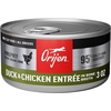 image:imageORIJEN Premium Pate Wet Cat Food Variety Pack Original  Duck amp Chicken Recipes 3oz Cans 12 Count 6 of EachDuck  Chicken