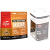 image:imageORIJEN Freeze Dried Cat Treats Original and OXO Good Grips Pet POP Container  11 Qt