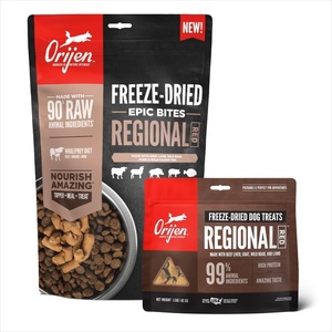 image:imageBundle of ORIJEN Epic Bites FreezeDried Dry Dog Food Regional Red Recipe 6oz Bag  ORIJEN Grain Free High Protein Freeze Dried Dog Treats Regional Red Recipe 15oz Bag