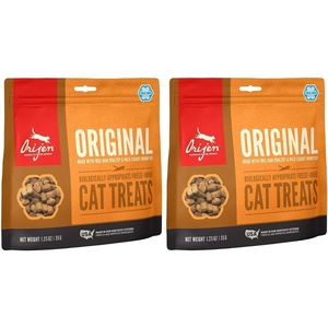 image:imageORIJEN 2 Pack of Original Cat Treats 125 Ounces Each FreezeDried GrainFree Made in The USA