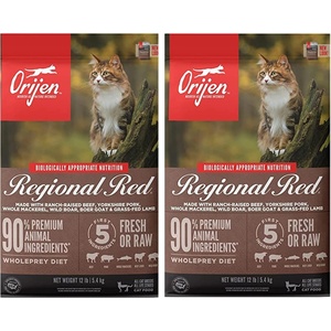 image:imageOrijen 2 Pack of Regional Red Biologically Appropriate Cat Food 4 Pounds Each GrainFree Made in The USA