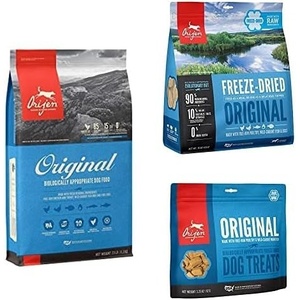 image:imageOrijen Dry Dog Food for All Ages Original Grain Free High Protein Fresh amp Raw Animal Ingredients 25lb  Treats
